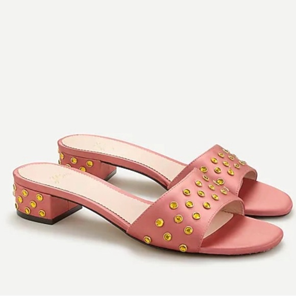 J. Crew Studded Slides - Picture 1 of 9